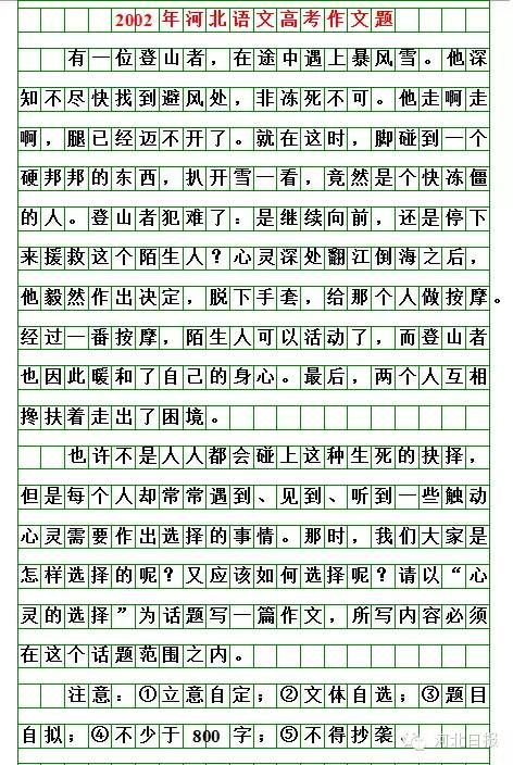 全国高考作文满分作文(满分作文集锦)